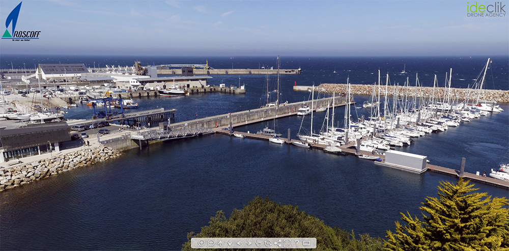 Visite virtuelle Port Roscoff