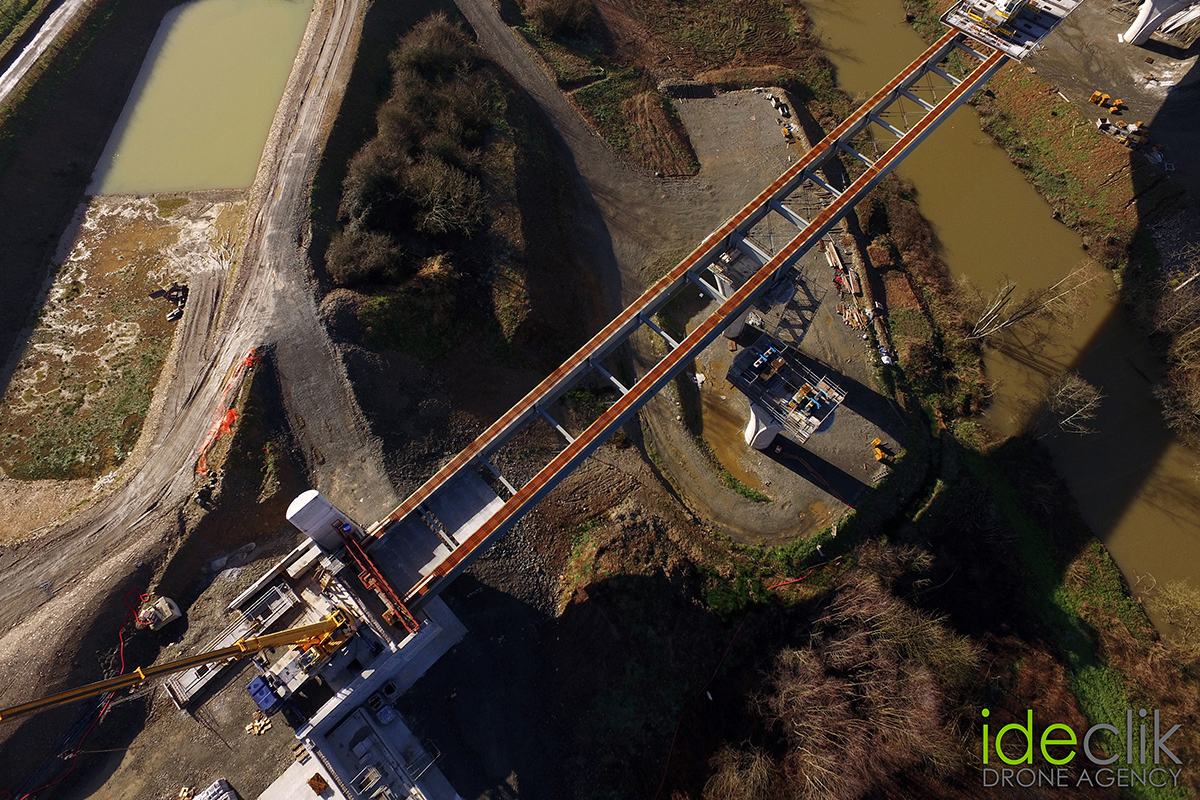 Vidéo drone BTP génie civil